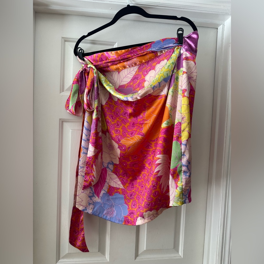 Never Fully Dressed Wrap Mini Skirt